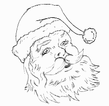 joakimandreassen: santa claus drawing