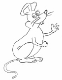 Drawing of a Funny Mouse