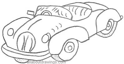 Trosleys How to Draw Cartoon Cars Drawing cartoon car angle white hand  png  PNGWing