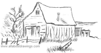 Cartoon Shed Drawing