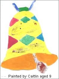 Painted Christmas Bell