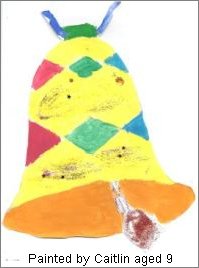 Painted Christmas Bell