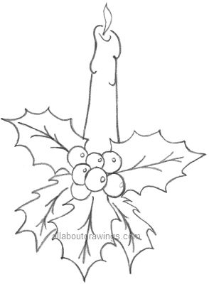 Pencil drawings of Christmas decorations Stock Illustration  Adobe Stock