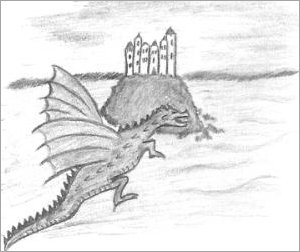 Dragon Castle Drawing