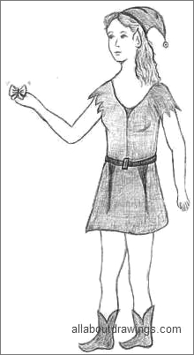 Female Elf Drawings