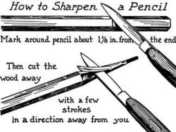 How To Sharpen Pencils