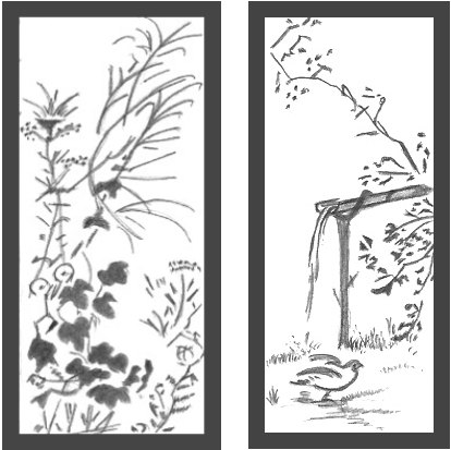 Japanese Landscape Drawings