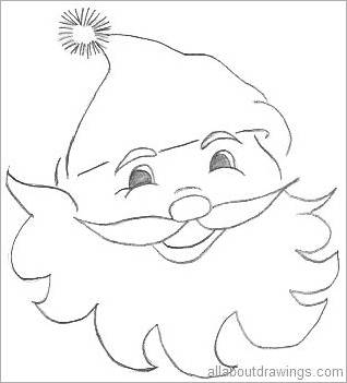 Santa Claus Outline