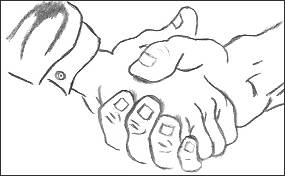 Shake Hands Drawing