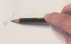 Pencil grip side-on