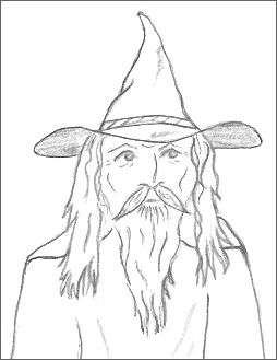 Magical Wizard Drawings