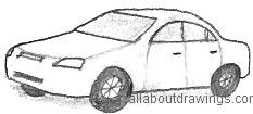 Sedan Drawing