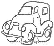 Cartoon Car Outlines