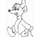 Cartoon mouse