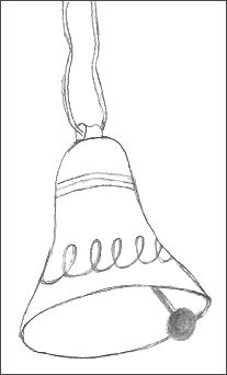 Christmas Bell Drawing