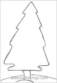 Christmas Tree Outline