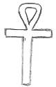 Ankh Cross Drawing