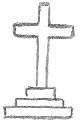 Calvary Cross Drawing