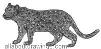 Drawing Of A Panther
