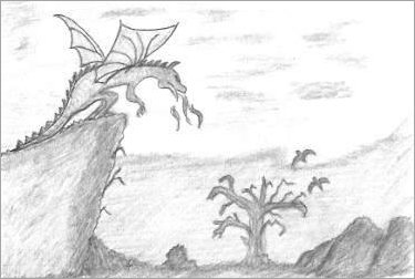 Fantasy Dragon Drawing