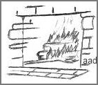 Fireplace Drawing