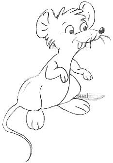 Funny Cartoon Mouse