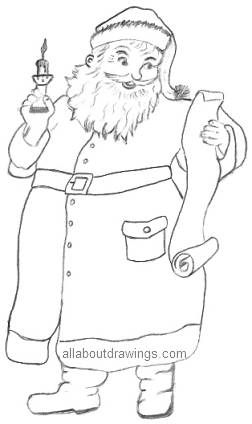 Santa Claus Drawing