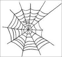 Spider Web Drawing - All About Drawings
